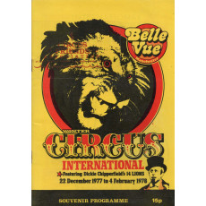 Belle Vue International Circus Programme1977/78