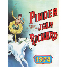 Cirque Pinder Jean Richard Programme 1974