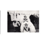 B/w Postcard; The Eotvos Clowns 1971