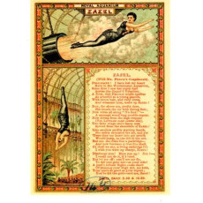 Postcard Rossa Matilda Richter aka Zazel the first ever recorded female cannonball