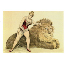 Postcard Les Dompteurs Chapter II Les Jeux du Cirque et la Vie Foraine