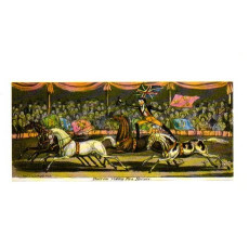 Postcard A Seat At Astleys Ducrow Riding Five Horses