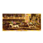 Postcard A Seat At Astleys Ducrow Riding Six Horses