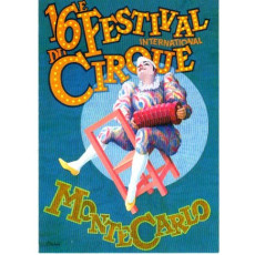 Postcard 16th Festival Du Cirque Monte Carlo
