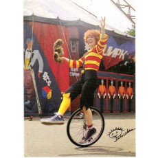 Postcard Clown Antoschka