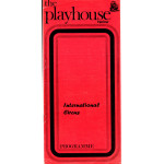 International Circus Programme at The Playhouse Theatre Harlow 1974